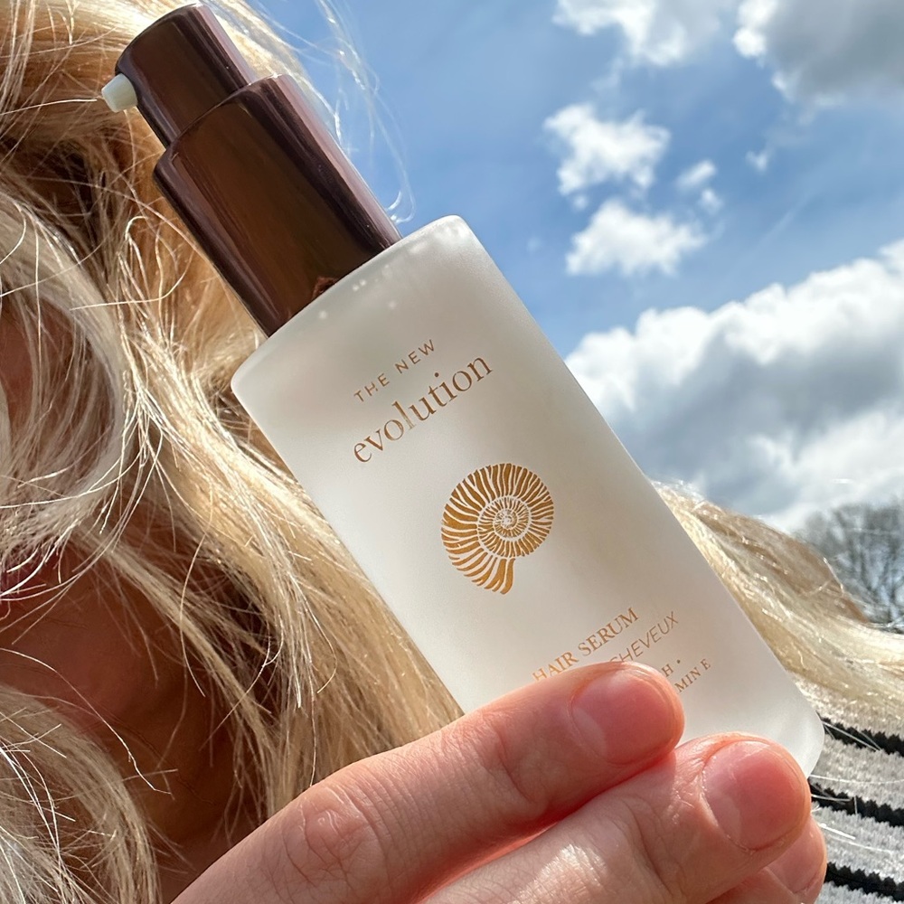 The New Evolution Argon hair Oil with Vitamin E, and Aloe Vera